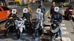 Jaga Keamanan Malam, polresta Padang Gelar Razia 4 motor Diamankan