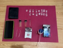 Polsek Tambusai Tangkap Pria di Pasar Rabu, 15 Paket Sabu Seberat 1,49 Gram Disita   