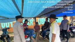 Minggu Kasih, Polsek Kuantan Mudik Serap Aspirasi dan Keluhan Masyarakat