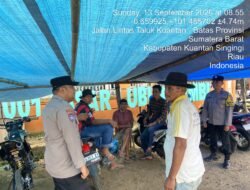 Minggu Kasih, Polsek Kuantan Mudik Serap Aspirasi dan Keluhan Masyarakat
