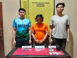 Polres Rohil Tangkap Pria di Bangko Pusako, Sabu 13,31 Gram Disita