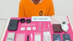 Polsek Kateman Ungkap Kasus Narkotika, Sabu 12,85 Gram Diamankan