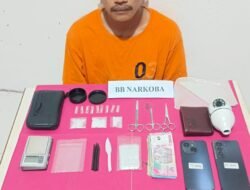 Polsek Kateman Ungkap Kasus Narkotika, Sabu 12,85 Gram Diamankan