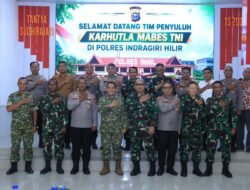 Mabes TNI Kunjungi Polres Inhil, Perkuat Sinergi Pencegahan dan Penanggulangan Karhutla