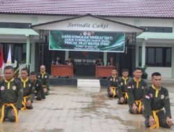 Jasdam XIX/Tuanku Tambusai Uji Kenaikan Sabuk PSM Yonif 850/SC