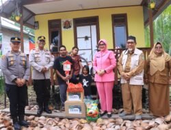Kapolres Inhil Resmikan Rumah Green Policing untuk misran