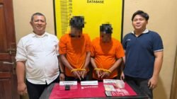 Polres Rokan Hilir amankan Dua Tersangka Pengedar Sabu di Kubu Babussalam, 2,41 Gram Disita