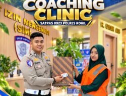 Polres Rokan Hilir Gelar “Green Coaching Clinic”, Gabungkan Edukasi Tertib Lalu Lintas & Kepedulian Lingkungan