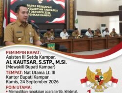 Jelang Hari Kesaktian Pancasila, Pemkab Kampar Matangkan Persiapan