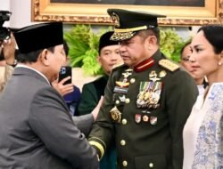 Presiden Prabowo Lantik Maruli Simanjuntak sebagai Wakil Panglima TNI dan Tandyo Budi Revita sebagai KSAD