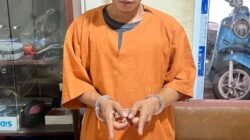 Polsek Perhentian Raja Tangkap Pengedar Narkoba di Desa Pantai Raja, Sita 7 paket Sabu-sabu Siap Edar 