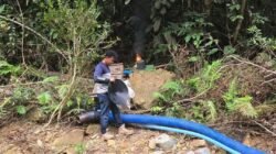 Polsek Kampar Kiri Tertibkan PETI di Sungai Batang Bio Desa Tanjung Permai 