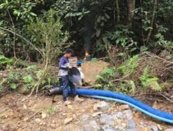 Polsek Kampar Kiri Tertibkan PETI di Sungai Batang Bio Desa Tanjung Permai 