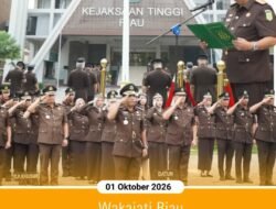 Wakajati Riau Pimpin Upacara Hari Kesaktian Pancasila, Tekad Teguhkan Persatuan Menuju Indonesia Emas