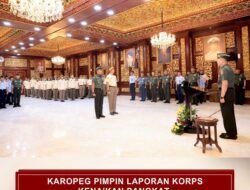 Karopeg Setjen Kemhan Pimpin Laporan Korps Kenaikan Pangkat, 92 Personel Naik Tingkat