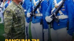 Panglima TNI Tinjau Gladi Bersih Upacara HUT Ke-81 TNI