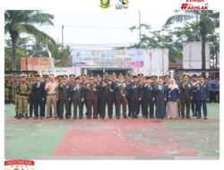Hadiri Upacara Peringatan HUT ke-81 TNI Tahun 2026, Bupati Kampar Ucapkan Selamat