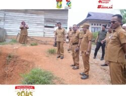 Jemput Aspirasi, Bupati Kampar Tinjau Infrastruktur Jalan, Sekolah dan Puskesmas di Tapung Hulu