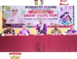 Wakil Bupati Kampar Buka Sosialisasi UU PKDRT dan Pelatihan Pembuatan Sabun Cuci Piring di Kecamatan Tapung