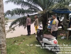 Polsek Cerenti Tindak Lanjuti Pengaduan Layanan Kepolisian 110 Terkait Aktivitas PETI di Sungai Kuantan