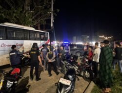Tim RAGA Polres Rohil Patroli Malam, Bersihkan Titik Rawan Premanisme & Knalpot Brong