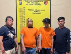 Putuskan Rantai Narkoba, Polres Rokan Hilir amankan Sabu 60,81 gram dan dua Pengedar di Jumrah – Rimba Melintang. 