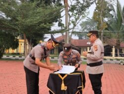 Sertijab Wakapolres Rokan Hilir, Kapolres: Pembinaan Karier Wujud Semangat “Polisi Bersama Masyarakat”