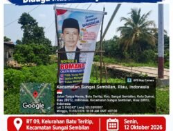 Persoalan Tapal Batas Dumai–Rokan Hilir Memanas, Warga Protes Pemasangan Spanduk Calon Penghulu Darussalam
