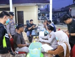 Sisir Daerah Rawan Narkoba, 5 Warga Positif Sabu Diamankan ke Mapolres Rokan Hilir