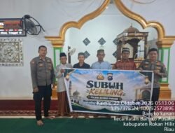 Subuh Keliling Bangko Pusako, Polisi Hadir Pagi-Pagi — “Kami Datang untuk Mendengarkan Warga”   