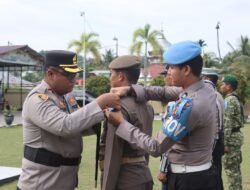 Kapolres Indragiri Hilir AKBP Donny Eko Listianto, S.H., S.I.K., M.H.,Pimpin Gelar Apel Pasukan Operasi Patuh Lancang Kuning 2026, Siap Tingkatkan Kedisiplinan Berlalu Lintas