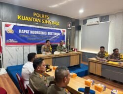 Kapolres Kuansing Pimpin Rapat Eksternal Operasi Patuh Lancang Kuning 2026, Tekankan Sinergi dan Pendekatan Humanis