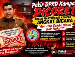 Pokir DPRD Kampar Dicoret, Tokoh Masyarakat Kampar Angkat Bicara, Apa Hak sekda Disini” Kok Nekat? Organisasi AWI Bakal Demo