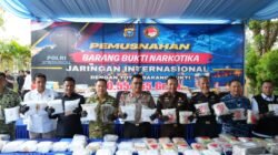 Polda Riau Musnahkan 100,55 Kg Narkotika, 467 Ribu Jiwa Diperkirakan Terselamatkan
