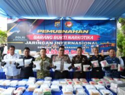 Polda Riau Musnahkan 100,55 Kg Narkotika, 467 Ribu Jiwa Diperkirakan Terselamatkan