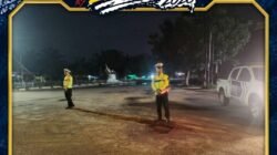 Patroli Blue Light SIGAP 110 Polres Rohil Jaga Keamanan Malam di Jalur Rawan   