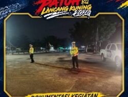 Patroli Blue Light SIGAP 110 Polres Rohil Jaga Keamanan Malam di Jalur Rawan   