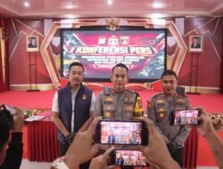 Konferensi Pers Polres Kampar: 104 Perkara C3, Kasus Pengancaman di Tapung Hulu Jadi Sorotan