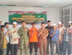 Perkuat Ketahanan Lingkungan, TMMD Kodim 0314/Inhil Bersama BPBD Gelar Penyuluhan Karhutla di Keritang