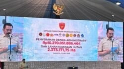 Kejagung Setorkan Hasil Pajak, dan Tindak Pidana Hutan Rp. 13 Triliun