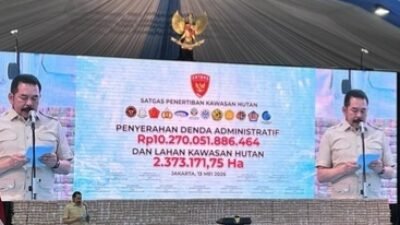 Kejagung Setorkan Hasil Pajak, dan Tindak Pidana Hutan Rp. 13 Triliun
