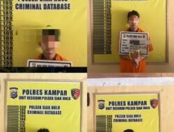 Polsek Siak Hulu Tangkap Pelaku Curas, 4 dari 7 Pelaku Yang Terlibat