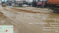 Jalan Lintas Petapahan – Gelombang Rusak Parah dan Berlumpur: Pengabaian atau Kendala Anggaran?   