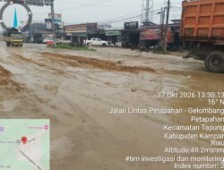 Jalan Lintas Petapahan – Gelombang Rusak Parah dan Berlumpur: Pengabaian atau Kendala Anggaran?   